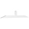 Ekena Millwork Portland Architectural Grade PVC Gable Bracket, 72"W x 12"H x 2"D x 4"F, 4/12 Pitch GBP072X12X0204POR00 - alternate 1